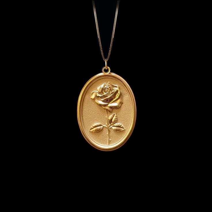 Discover our gold Rose pendant, a symbol of timeless elegance. This solid gold rose necklace is a masterpiece of craftsmanship, capturing the intricate beauty of a blooming flower. PENDANT INFORMATIONThis pendant is made of real, solid gold.• Made in USA• Material: 14k or 18k solid gold• Finish: polished• Height: 1.25" (31,5 cm) x Width: 0.87" (22 mm)• Pendant weight: approx. 5 grams (14k)• Bail: fits up to 4 mm chains• Solid back, not hollow• A certificate of authenticity is included• Delivered Gold Rose Flower, Phoenix Pendant, Gold Dragon, Solid Gold Chains, Small Circle, Rose Pendant, Mini Pendants, Rose Necklace, Box Making