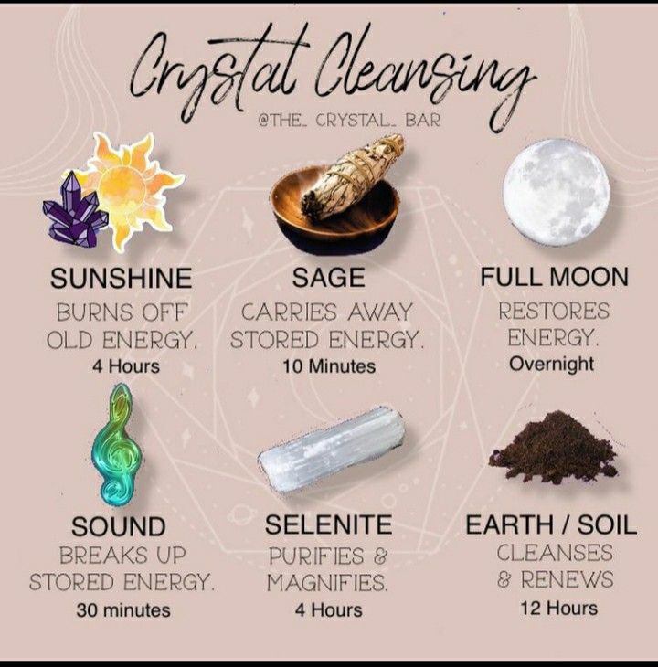 Crystal Cleansing, Crystal Healing Chart, Wiccan Magic, Crystal Guide, Cleansing Crystals, Crystals Healing Properties, Spiritual Crystals, Crystal Healing Stones, Crystal Magic