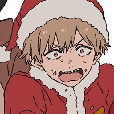 Chainsaw Man Christmas, Christmas Profile Pictures, Matching Christmas Pfp Friends, Cat Hat Pattern, Anime Christmas, Match Icons, Best Anime Couples, Christmas Icons, Cute Anime Profile Pictures