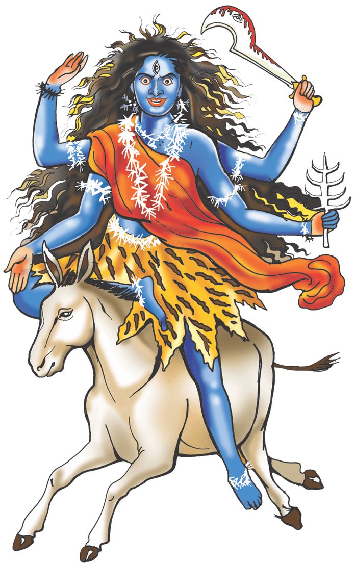 the avatar of hindu deities is depicted on a white background with blue and orange colors