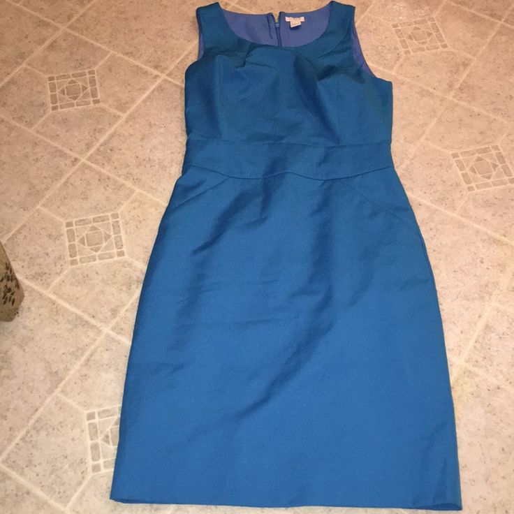 Nwot. Unworn Pretty Blue Size 2. Gorgeous!! Blue Fitted Career Dress, Blue Sheath Dress For Career, Spring Career Dress In Blue, Blue Spring Career Dress, Blue Career Dresses For Spring, Blue Sheath Dress For Work, Coral Pink Dress, Lattice Dress, Purple Cocktail Dress