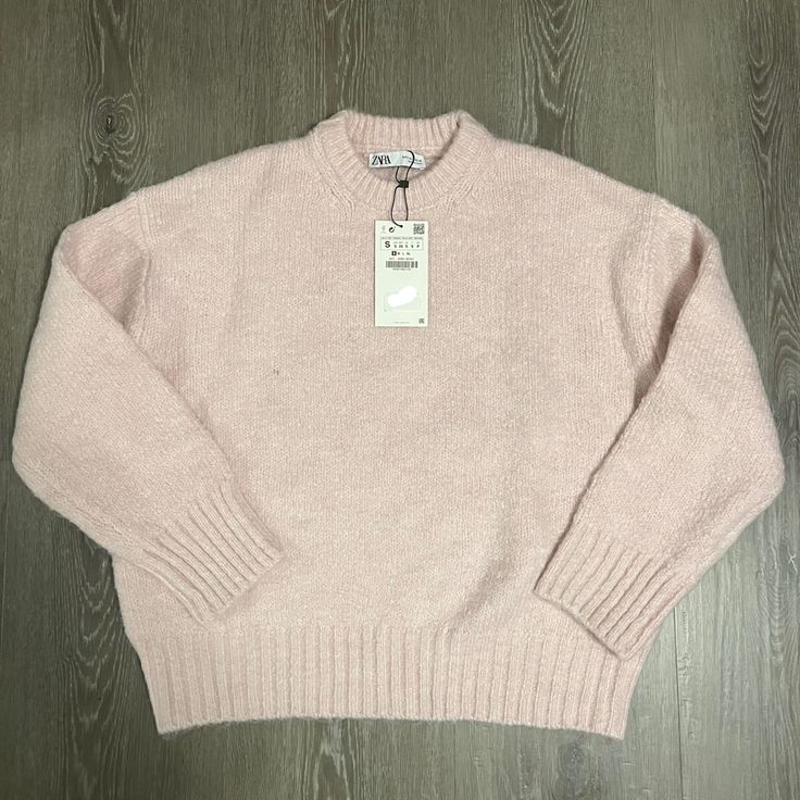 Nwt Zara Baby Light Pink Fluffy Sweater Super Cute Brand New Zara Light Pink Fuzzy Fluffy Sweater! Super Cute And Warm, Bought At Full Price And Never Wore Measurements Can Be Provided Upon Request Comes From Smoke Free Home. Any Questions? Feel Free To Ask Down Below. Offers Are Welcomed! Warm Pink Casual Sweater, Casual Warm Pink Sweater, Pink Soft Knit Sweater For Cold Weather, Zara Soft Knit Winter Sweater, Zara Cozy Soft Knit Outerwear, Zara Pink Winter Sweater, Zara Pink Crew Neck Sweater, Cozy Winter Tops From Zara, Zara Pink Casual Sweater