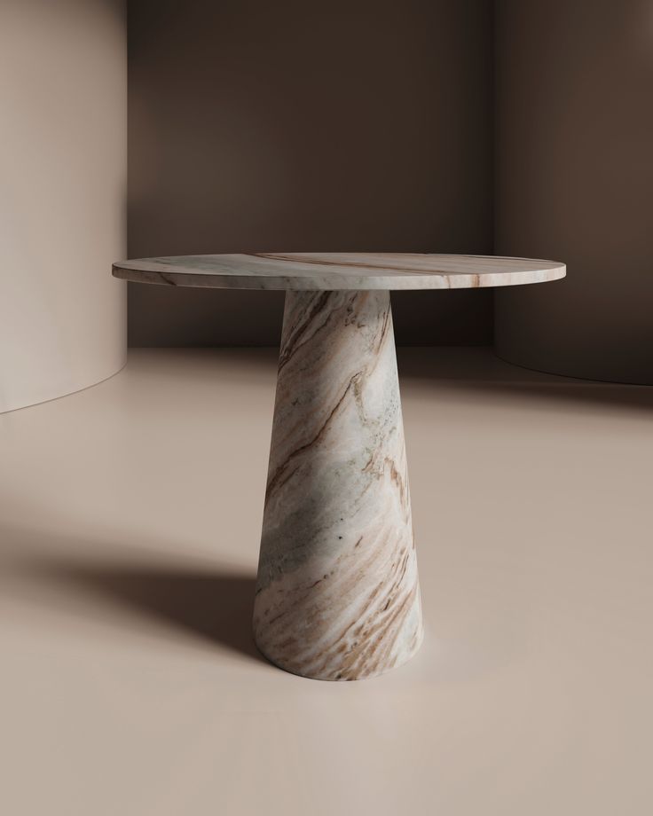 Livella Marble Dining Table - Belaré Home Brown Marble Dining Table, Marble Console Table, Marble Console, Marble Dining Table, Slab Table, Marble Side Tables, Luxe Interiors, Marble Dining, The Marble