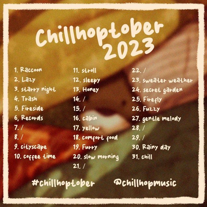 a poster with the dates for chilllploter 2013