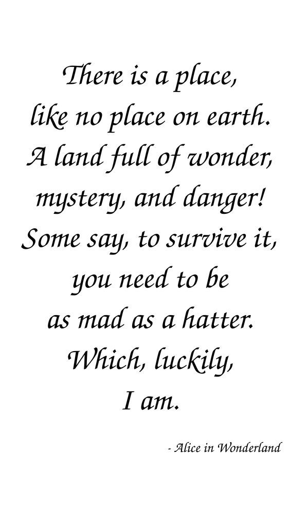 a poem written in black and white with the words, there is a place like no place on earth