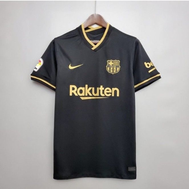 a soccer jersey hanging on a hanger