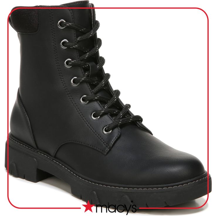 in stock Womens Black Combat Boots, Dr Scholls, Womens Combat Boots, Black Combat Boots, Lace Up Combat Boots, Combat Boot, Halloween Fashion, Leather Outfit, Black Ankle Boots