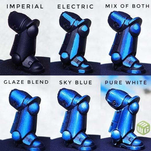 four different views of the same object in blue and black, with instructions for how to use them