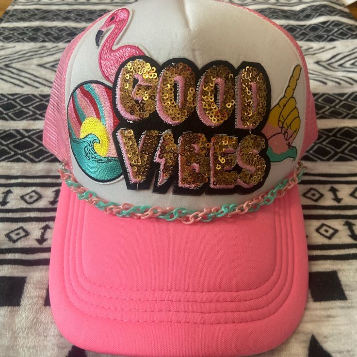 Summer Trucker Hats For Women, Trucker Hats With Patches, Hat With Patches, Billabong Hat, Girl Trucker, Leopard Hat, Burgundy Hat, Hat Bar, Birthday Plans