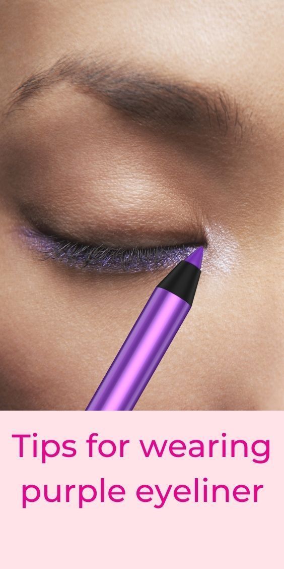 Purple Eyeliner For Brown Eyes, Purple Eyeliner Looks For Brown Eyes, Green Eyes Purple Eyeliner, Purple Eyeliner Blue Eyes, Purple Eyeliner Green Eyes, Purple Eyeliner Brown Eyes, Lavender Eyeliner, Lilac Eyeliner, Purple Eyeliner Makeup