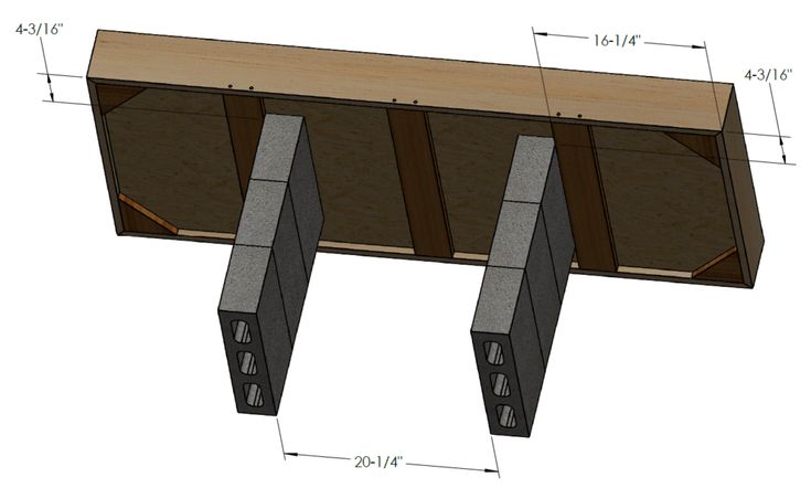 the plans for an entertainment center are shown