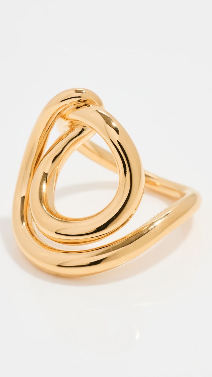 Find CHARLOTTE CHESNAIS Lasso Ring on Editorialist. Polished finish. Twisted design. 18k vermeil. Made in Portugal. Yellow Gold Open Ring With Unique Design, Fine Jewelry In Yellow Gold With Unique Design, Luxury Yellow Gold Rings With Unique Design, Modern Gold Ring With Polished Finish, Gold Rings With Modern Twist And Wide Band, Contemporary Jewelry With Unique Open Ring Design, Contemporary Open Ring Jewelry With Unique Design, Contemporary Open Ring With Unique Design, Contemporary Jewelry With Unique Design Open Ring