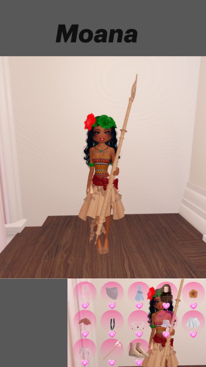 Moana Moana Dress To Impress, Moana Chicken, Moana Halloween Costume, Moana Dress, Custom Makeup, Dti Ideas, Dti Fits, Butterfly Art, Moana