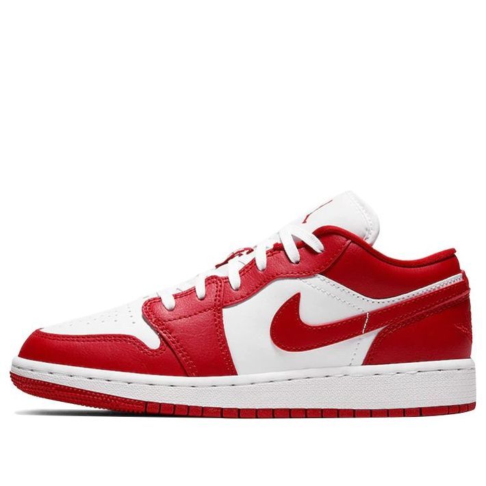 (GS) Air Jordan 1 Low 'Gym Red' 553560-611 Big Kids Basketball Shoes  -  KICKS CREW Jordan 1 Low Red, Jordan 1 Low Gym Red, Vapour Max Nike, Low Top Jordans, Nike Air Jordan 1 Low, Kids Basketball, Nike Air Jordan 1, Air Jordan 1 Low, Jordan 1 High