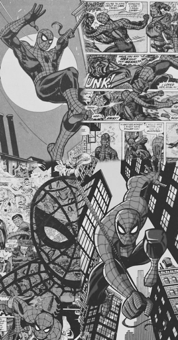 the amazing spider - man page from the amazing spider - man 1, drawn by mark wai