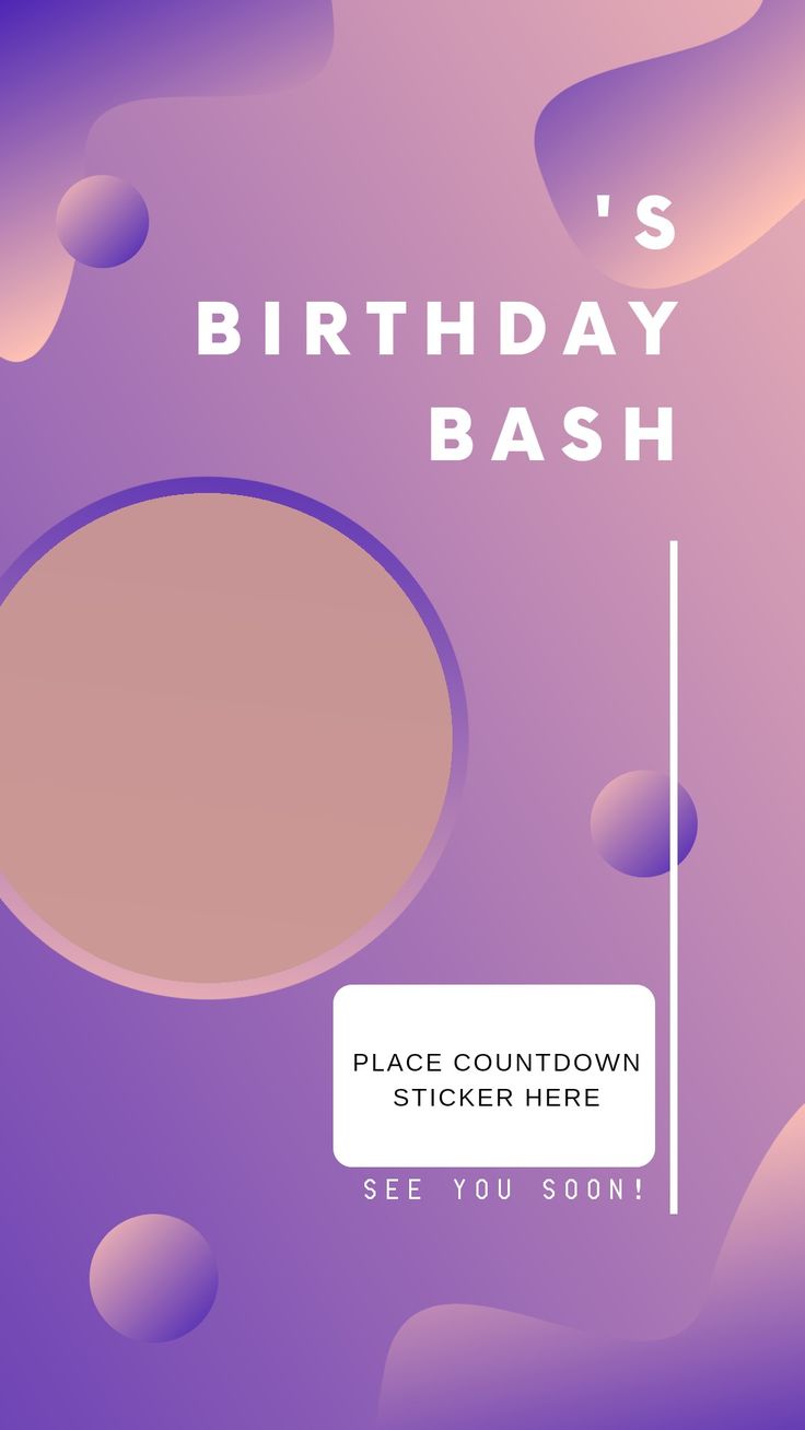 the birthday bash is coming soon