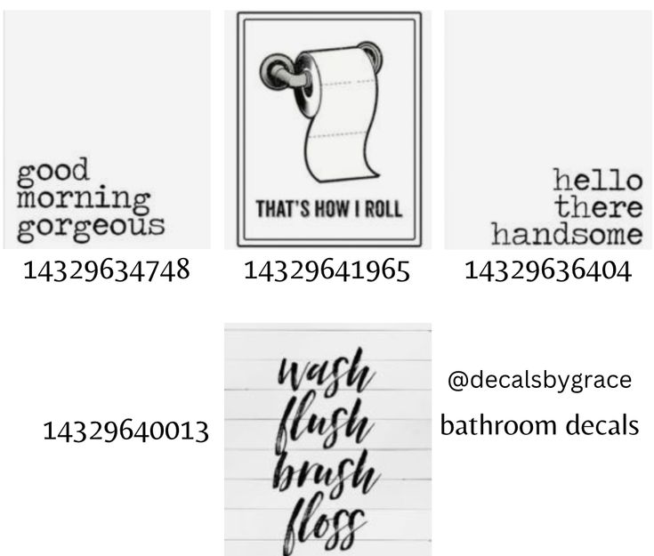 four different types of bathroom decals with the words, wash your hands and toilet paper