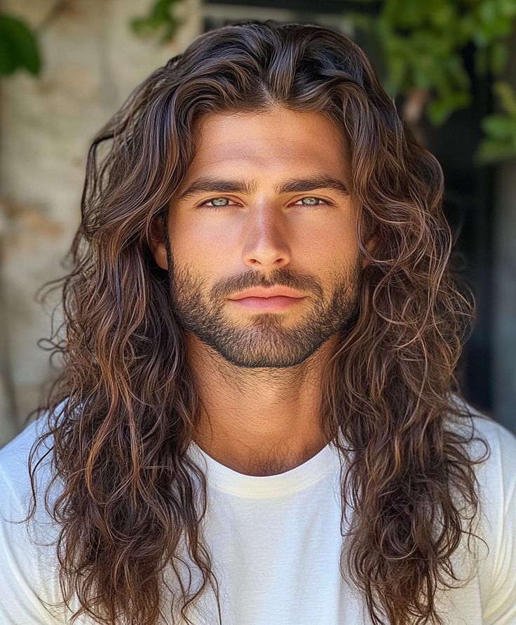 Mens Long Hairstyles Wavy Long Hairstyles Wavy, Men's Long Hairstyles Wavy, Wavy Curly Hairstyles, Mens Long Hairstyles, Curly Hairstyles For Guys, Hairstyles For Guys, Hairstyles Wavy, Beginners Eye Makeup, Quiff Hairstyles