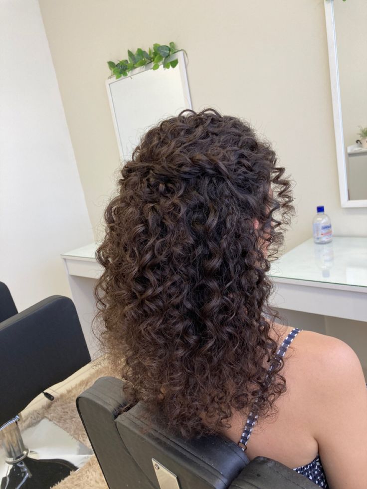 Prom Curly Hairstyles, Curly Hair Prom Hairstyles, Bridesmaid Hair Curly, Curly Bridal Hair, Curly Hair Up, Curly Prom Hair, Half Updo Hairstyles, Medium Length Curly Hair, Highlights Curly Hair