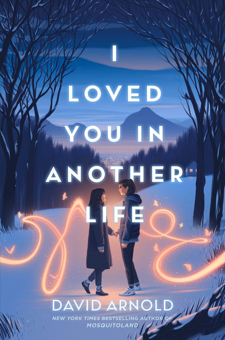 the cover of i loved you in another life by david arnold, with two people