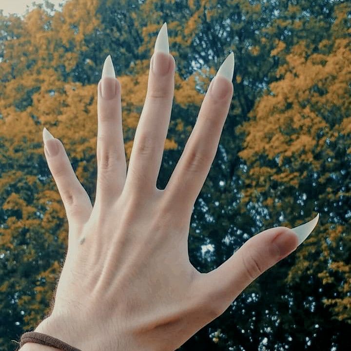 enid sinclair aesthetic wednesday netflix series claws nails werewolf Enid Sinclair Nails Wednesday, Wednesday Enid Nails, Unha Da Enid Sinclair, Pointy Ears Aesthetic, Cat Claws Aesthetic, Enid Sinclair Makeup, Sharp Nails Aesthetic, Acrylic Claw Nails, Enid Claws