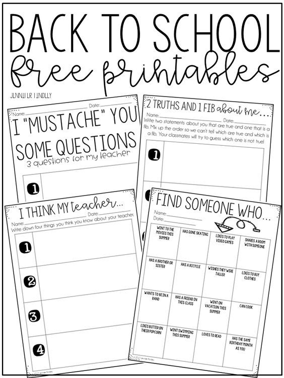 back to school free printables for students with the text, i must teach you some questions