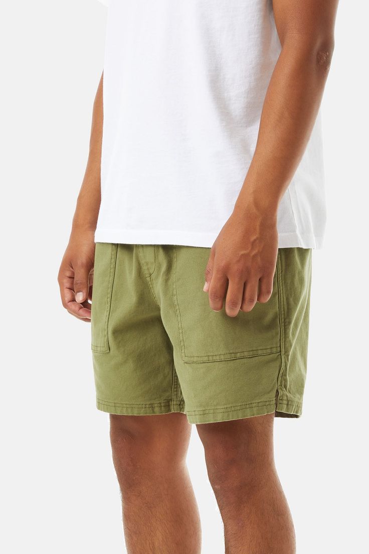 Inspired by one of our original 1970's walk-short designs, the Trails Short is a new addition to our walk-short collection. Made from a durable 98% cotton canvas 2% spandex canvas fabric, the Trails Short has a 16.5" outseam and features as elastic cinched waistband, front patch pocket, back welt pockets, notched side seam hem, faux fly and internal diagonal pinstripe binding. 98% cotton 2% spandex fabric Front patch pockets Back welt pockets Faux fly Notched side seam hem Internal pinstripe bin Designer Shorts, Spandex Fabric, Welt Pocket, Cargo Shorts, Patch Pocket, Mens Shorts, Canvas Fabric, Binding, Cotton Canvas