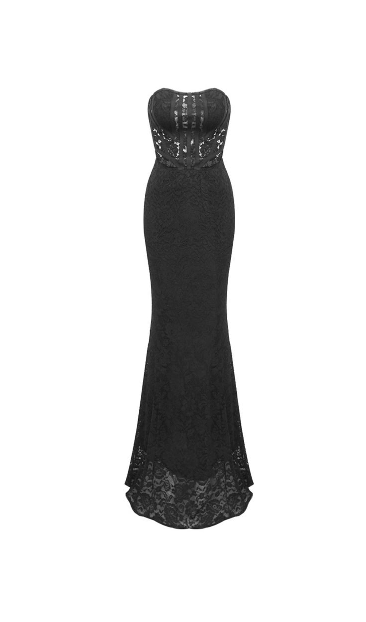 Elevate your style with our Black Lace Dress with Denuded Shoulders. This stunning dress features delicate black lace and trendy denuded shoulders, perfect for any occasion. Show off your unique and sophisticated fashion sense with this must-have piece in your wardrobe. lace back zipper accompanied with a hook & eye closure denuded shoulders Color may vary due to the lighting on images. The product images (without model) are the closest to the true color of the product Gothic Sleeveless Lace Dress, Black Gothic Fitted Lace Dress, Black Lace Trim Witchy Dress, Black Lace Trim Floor-length Evening Dress, Black Lace Gothic Corset, Sophisticated Fashion, Black Lace Dress, Lace Dress Black, Lace Back