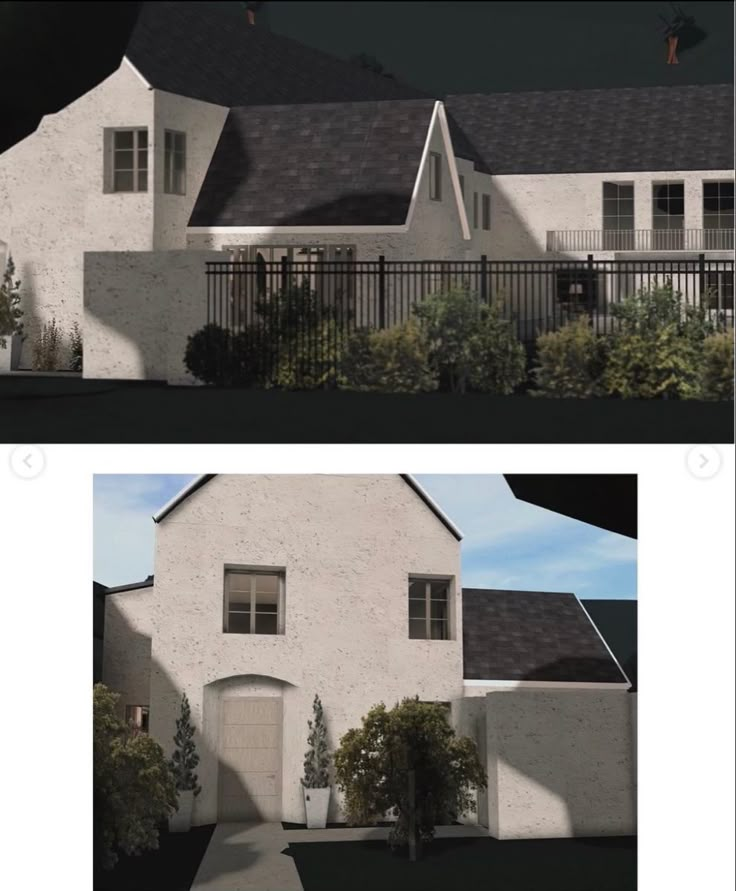 two images show the same house as they appear in this image