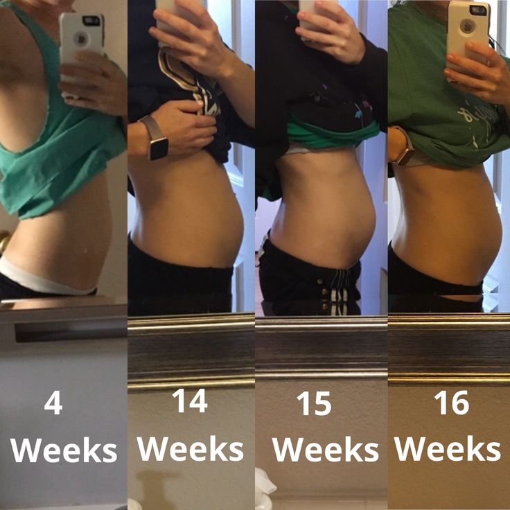 a woman's waist is shown in four different pictures, with the same amount as her cell phone