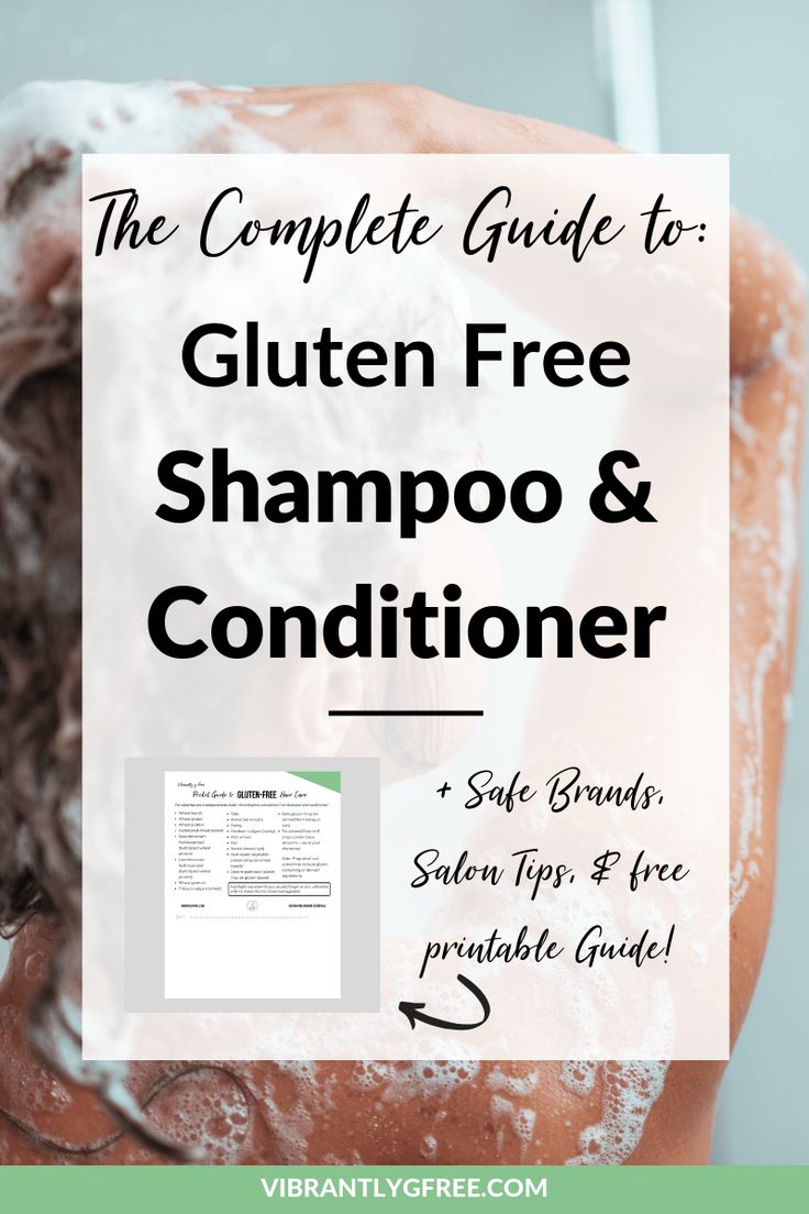 Do you need Gluten-Free Shampoo and Conditioner? In this article, we explore why you should stick to gluten-free hair care products, how to determine if yours are gluten-free, brands you can trust, and tips for visiting the salon. A great resource for anyone with celiac disease, a wheat or gluten allergy, or a strict gluten-free diet! Click through to read the article and save this pin for later! #celiac #coeliac #glutenfree #glutensensitivity #glutenallergy Gluten Free Hair Products, Gluten Free Grocery List, Gluten Free Info, Gluten Free Makeup, Gluten Free Travel, Gluten Allergy, Cookies Gluten Free, Gluten Free Living, Gluten Sensitivity