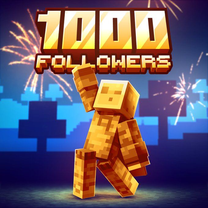 the logo for 100 followers with fireworks in the background