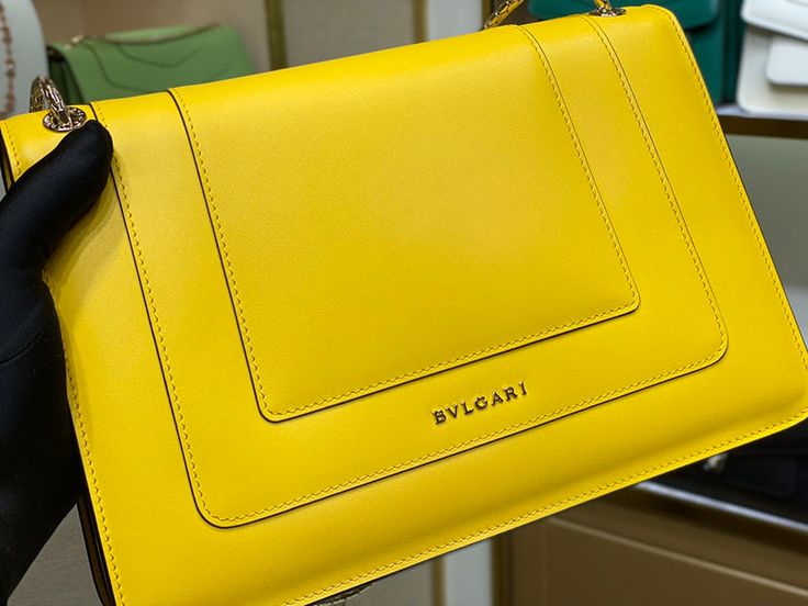 Size: 28cm*19cm*8cm It comes with Dust box, Care manual, Tag, and Paper bag. Luxury Yellow Box Bag With Top Carry Handle, Designer Yellow Bag With Top Carry Handle, Designer Yellow Box Bag For Everyday Use, Designer Yellow Box Bag For Daily Use, Luxury Yellow Satchel Box Bag, Tan Rectangular Flap Bag, Luxury Yellow Rectangular Bags, Luxury Yellow Rectangular Shoulder Bag, Luxury Yellow Rectangular Box Bag