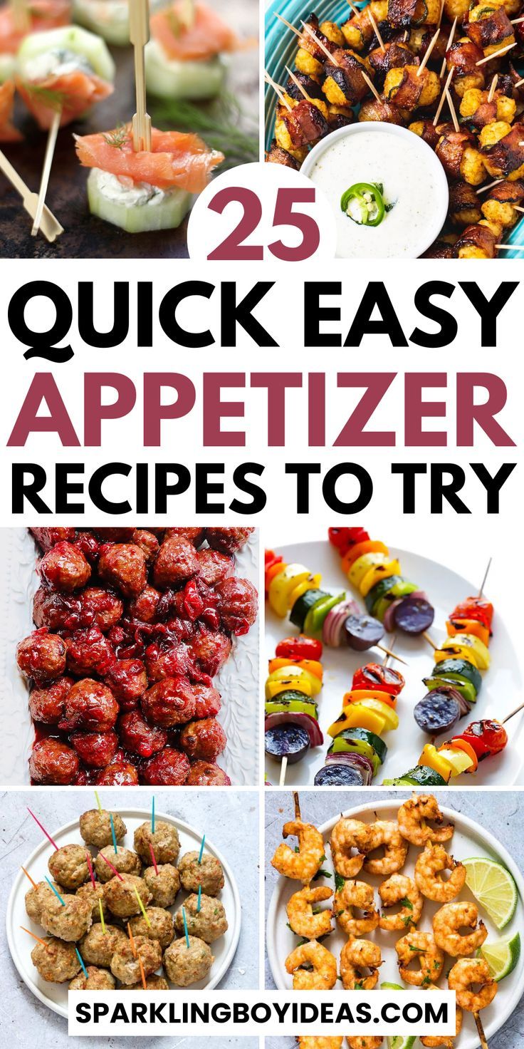 Explore a world of quick and easy appetizer recipes! From easy finger foods for parties to healthy crowd-pleasers, find simple party snacks, vegetarian options, and impressive platters perfect for your next gathering. Discover savory pastry delights, homemade dips, and game day snacks that are sure to be a hit. Whether it's a holiday celebration or cocktail party, these make-ahead appetizer recipes for parties have you covered. Start your culinary adventure with our easy appetizer ideas today! Best Party Appetizers, Party Snacks Easy, Make Ahead Appetizers, Appetizers For A Crowd, Appetizer Ideas, Finger Foods Easy, Quick And Easy Appetizers, Party Appetizers Easy, Easy Parties