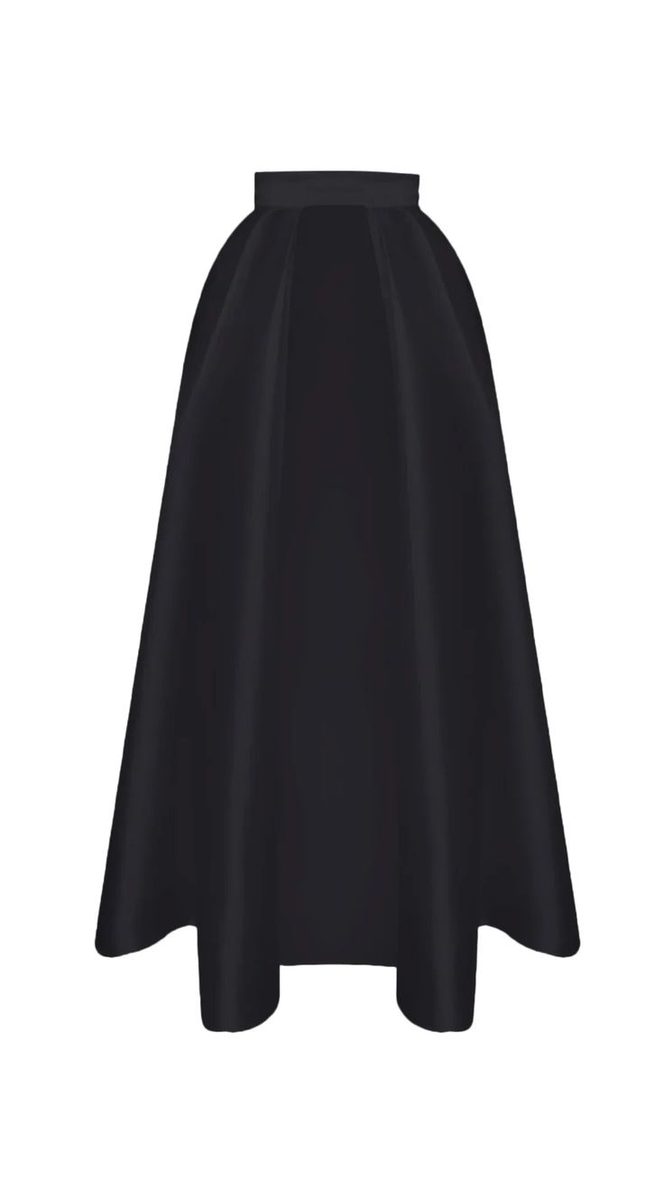 * Silk and Wool   * Pleated full length overskirt   * Concealed back zipper with hook and eye closure   * Side slit pockets   * Fully lined   * Shell: 51% Silk, 49% Wool   * Lining: 100% Polyester   * Professional dry clean only   * Made in USA of imported material Convertible Skirt, High Low Gown, Column Skirt, One Shoulder Gown, Convertible Dress, Mermaid Skirt, End Of Season Sale, Designer Dress, Signature Collection