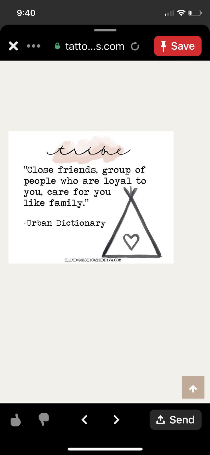 an iphone screen with a quote on it and the caption for those friends group of people who are loved to like family