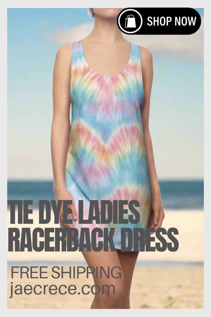 Gelato Pastel Tie Dye Women's Racerback Dress | Boho Chic Sleeveless Summer Dress for Women Teens Tweens | Groovy Beach Vacation Outfit | Free Shipping

jaecrece.com #tiedyefashion #pastelaesthetic
#summervibes #beachbag #tiedyelove
#vintageaesthetic #poolvibes #teenfashion #tiedyepatterns #summeraesthetic #summeroutfits #beachoutfit #tiedyesummerdress #teenswagoutfits #poolpartydresstoimpress #teensummerdress #poolpartyoutfit #tweensummeroutfit #familymatch Trendy Mini Sundress For The Beach, Trendy Mini Length Beach Sundress, Trendy Cotton Beach Sundress, Trendy Mini-length Sundress For The Beach, Trendy Cotton Sundress For The Beach, Multicolor Mini Dress For Vacation, Trendy Cotton Beach Dress, Fitted Multicolor Casual Beach Dress, Casual Fitted Multicolor Beach Dress