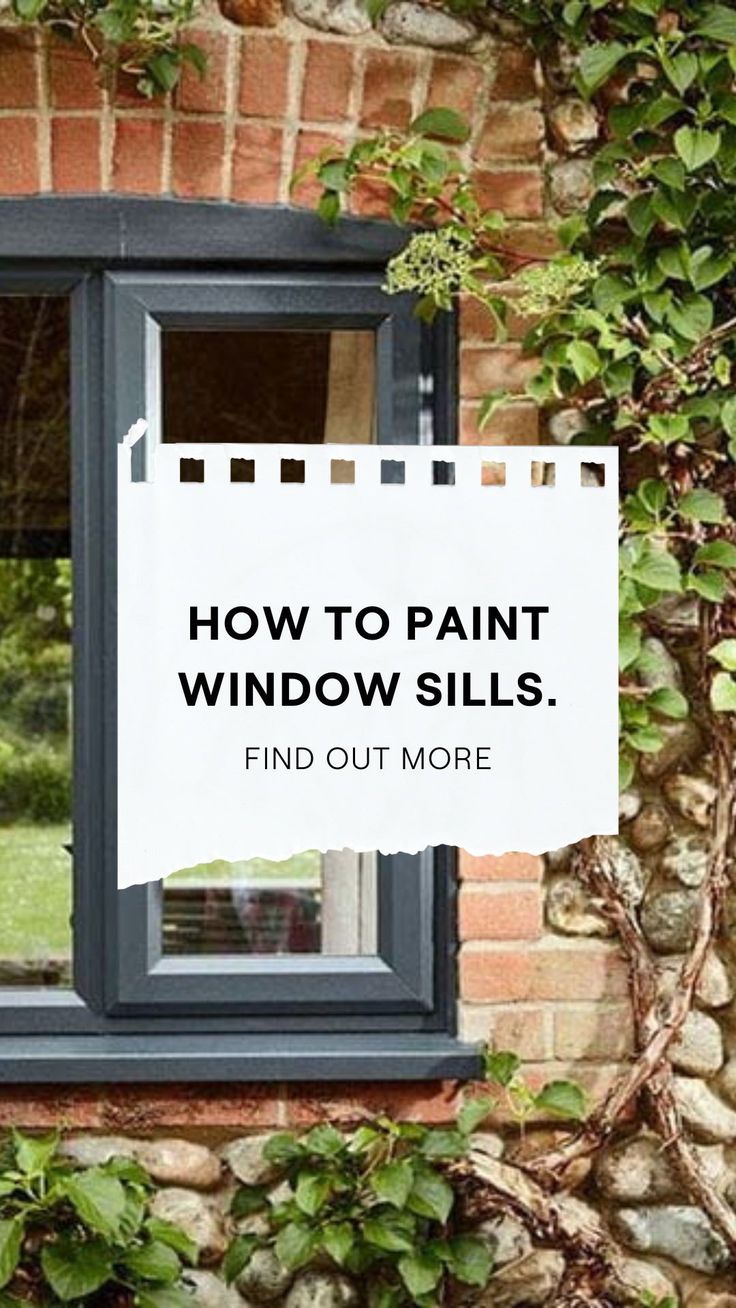 a window with the words, how to paint windows? find out more on it