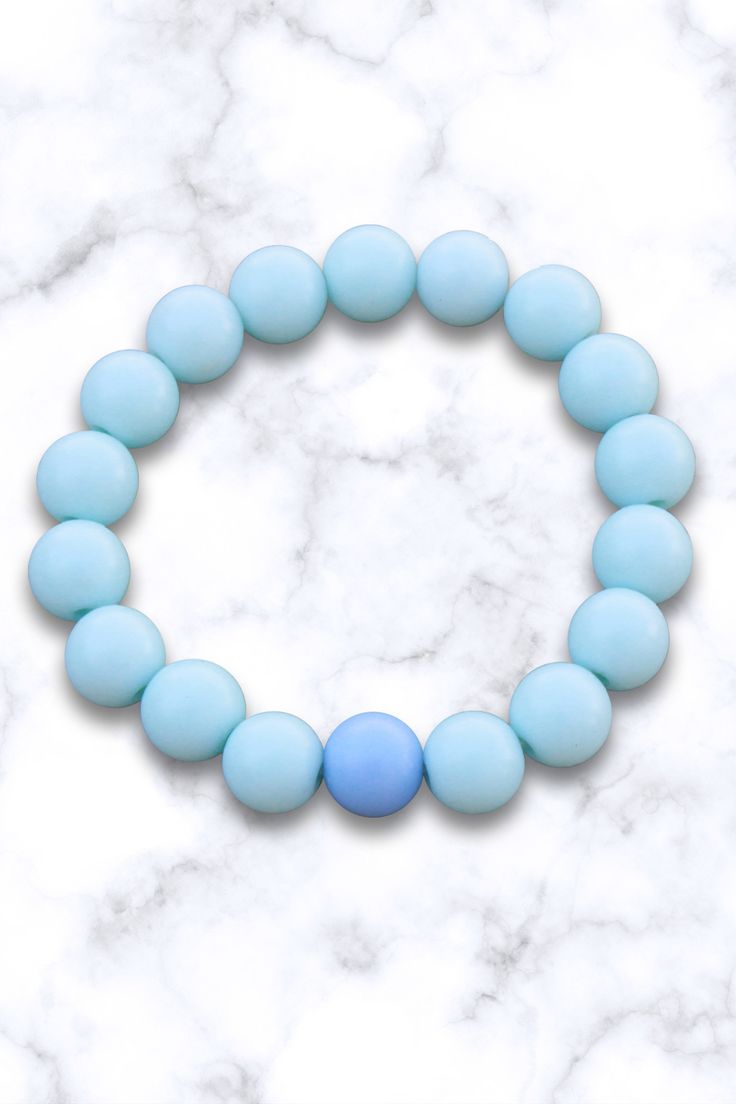 Free shipping on orders $25+ Cloud Bracelet, Acrylic Plastic, Bracelets Handmade Beaded, Cute Bracelets, Bead Bracelet, Handmade Bracelets, Round Beads, Beaded Bracelet, Jewelry Bracelets