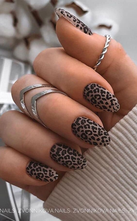 Animal Print Uñas, Panther Nails, Uñas Animal Print, Nails Leopard, Leopard Nail Designs, Cheetah Nail Designs, Cheetah Print Nails, Animal Print Nails Art, Cheetah Nails