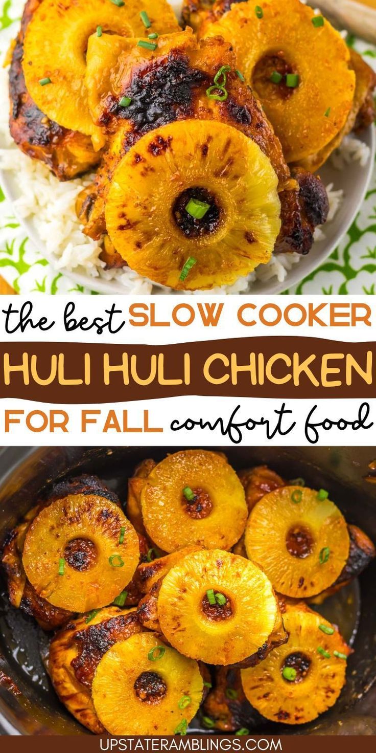 Huli Huli Chicken Fall Dinner Chicken, Slow Cooker Winter Meals, Cozy Crockpot Recipes, Huli Huli Chicken Crockpot, Fall Dinners Crockpot, Quick Fall Dinners, Fall Crock Pot Recipes, Fall Crockpot Meals, Cozy Fall Meals