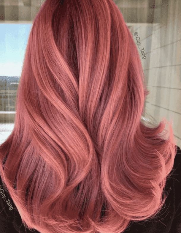 Rose Gold Brown Hair, Gold Brown Hair, Blond Rose, Best Rose, Gold Hair Colors, Gem Tones, Hair Color Rose Gold, Balayage Blonde, Hair Color Pink