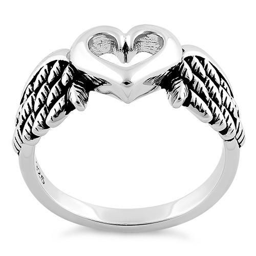 Top of ring height: 8.6mm

Band width: 2.7mm

Shank width: 2.5mm



Metal: 925 sterling silver

Plating: rhodium plated

Finish: high polish Valentine's Day Sterling Silver Heart Ring With Polished Finish, Sterling Silver Rings With Polished Finish For Valentine's Day, Classic Sterling Silver Open Heart Ring, White Gold Sterling Silver Open Heart Ring, Valentine's Day Sterling Silver Rings With Polished Finish, Valentine's Day Silver Heart Ring With Polished Finish, Classic Silver Heart-shaped Ring, Silver Heart-shaped Engraved Promise Ring, Classic Silver Heart Shaped Ring