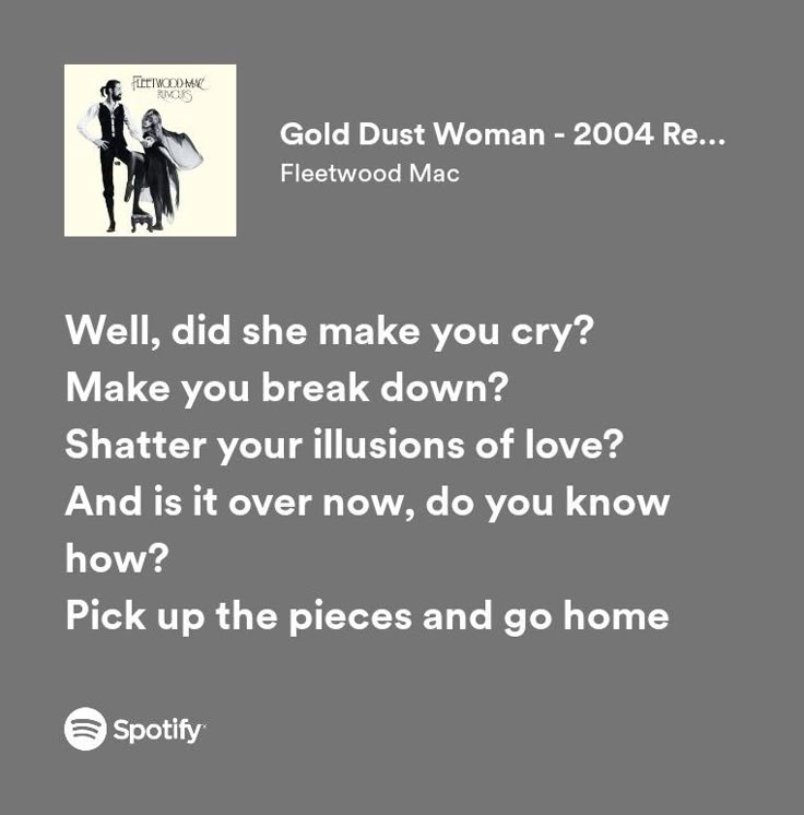 an advertisement with the words gold dust woman on it