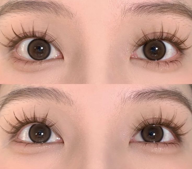 Kpop Lashes, Big Asian Eyes, Lashes On Asian Eyes, Eyelash Extensions Korean, Lash Extensions Asian Eyes, Asian Lash Extensions, Manga Lashes Extensions, Manhwa Lashes, Lashes Asian