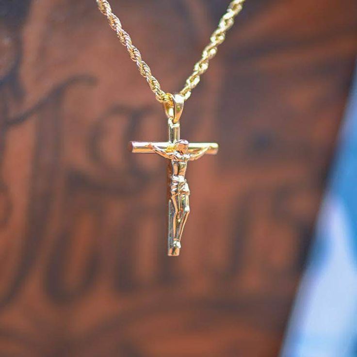 10K Crucifix Cross Pendant - Gold Presidents Yellow Gold Crucifix Cross Necklace, Gold Plated, Yellow Gold Plated Crucifix Cross Necklace, Gold-plated Yellow Gold Crucifix Necklace, Gold Plated Yellow Gold Crucifix Necklace, 14k Gold Crucifix Spiritual Jewelry, 14k Gold Spiritual Crucifix Jewelry, 14k Gold Crucifix Cross Necklace, 14k Gold Crucifix Necklace Spiritual Style, 14k Gold Crucifix Necklace For Spiritual Wear