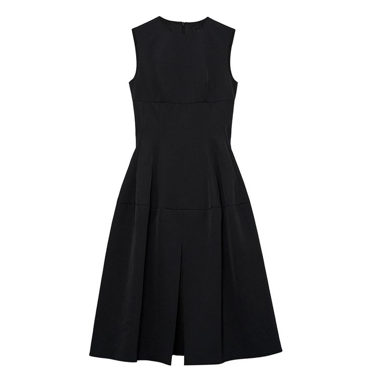 Classic Little Black Dress  Material: Polyester  Size: S, M, L, XL, 2XL Color: Black  Season: Spring, Autumn, Summer   Occasion:  Daily,   Vacation,  Dating, party Black Sleeveless Dress With Flattering Silhouette, Flattering Black Sleeveless Dress For Date Night, Black A-line Dress For Summer, Black Fit And Flare Sleeveless Party Dress, Black A-line Sleeveless Dress For Night Out, Black Sleeveless Party Dress With Flattering Silhouette, Black Sleeveless Dress With Flattering Silhouette For Party, Chic Black A-line Dress, Black A-line Dress For Work