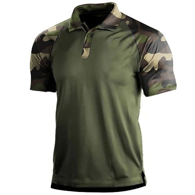 Hombre POLO Camiseta de golf Personajes Cuello Vuelto Gris oscuro + Verde militar Verde Ejército Azul Piscina Verde Trébol Gris Impresión 3D Exterior Calle Mangas cortas Estampado Ropa Moda Casual 2024 - CLP $16190 Cotton Military Tops For Outdoor Activities, Sporty Khaki Top For Outdoors, Stretch Short Sleeve Tops For Outdoor Activities, Green Moisture-wicking Polo Collar Top, Camouflage Short Sleeve Sports Top, Casual Camouflage Tops For Outdoor Activities, Green Stretch Tops For Outdoor Activities, Green Stretch Top For Outdoor Activities, Military Style Short Sleeve Outdoor Tops