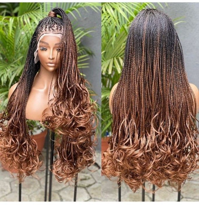 Haute Couture Coiffure: Glamorous Hairstyles Inspired by French Fashion Spanish Curls, Faux Locs Wig, Hair Frontal, Knotless Box Braids, French Curl, Half Ponytail, Box Braids Hairstyles For Black Women, Glamorous Hair, Braided Wigs