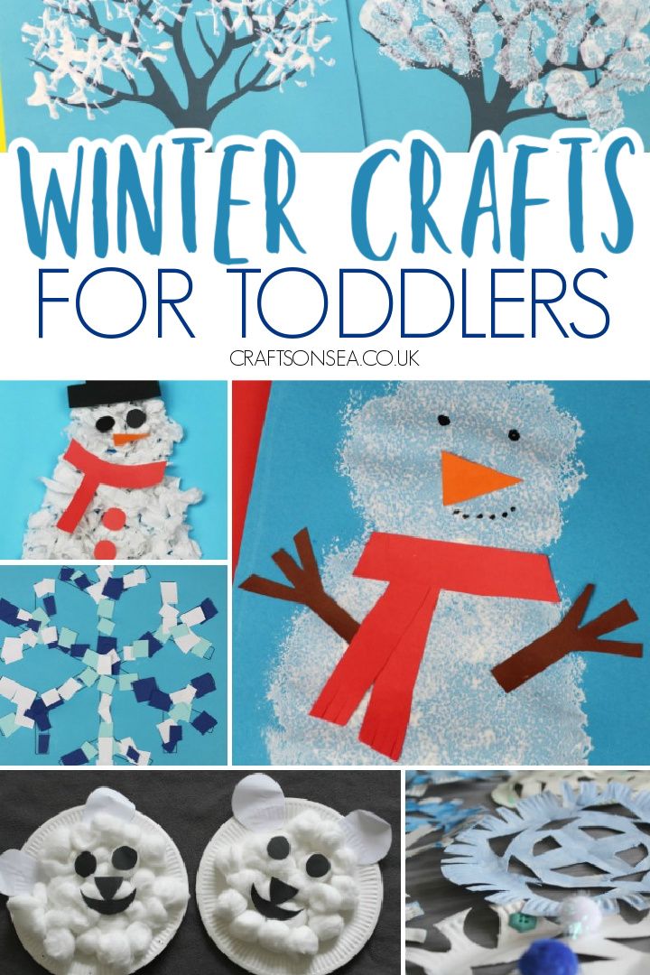 25 winter crafts for toddlers to make